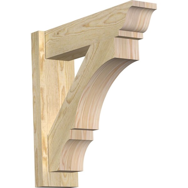 Ekena Millwork Balboa Rough Sawn Traditional Outlooker, Douglas Fir, 6"W x 22"D x 22"H OUT06X22X22BOA01RDF - main